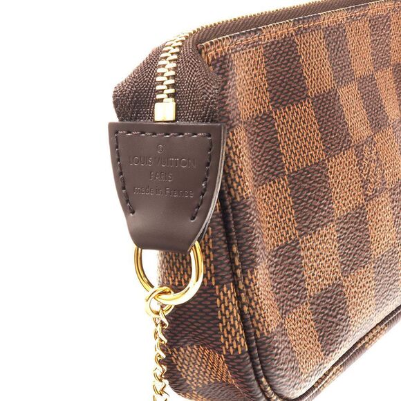 Louis Vuitton Mini Pochette Damier Ebene Accessory Pouch - Picture 5 of 8